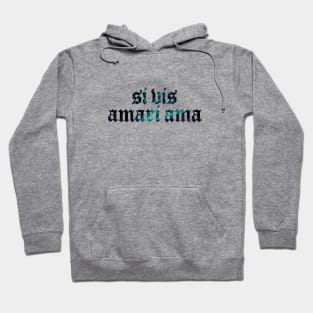 Si Vis Amari Ama - If You Want to be Loved, Love Hoodie